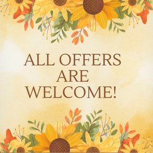Welcoming offers from all likers! Bid usually accepted!